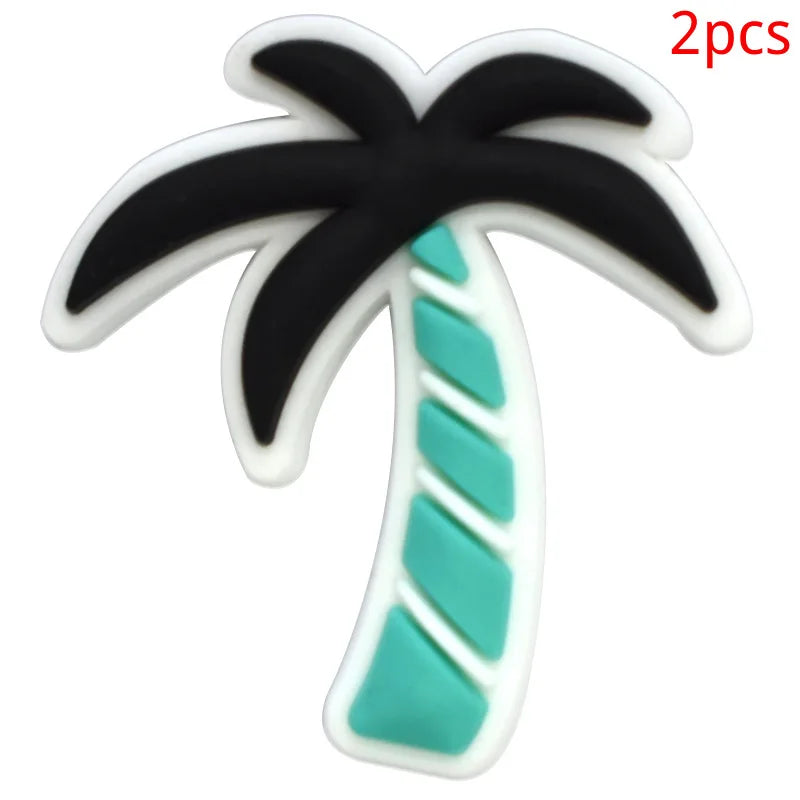 "Summer EVA Beach Bag Charms – Oversized Buckle Accessories for Bogg Tote Bags, DIY Decorative Pendants for Women & Travel Gifts"