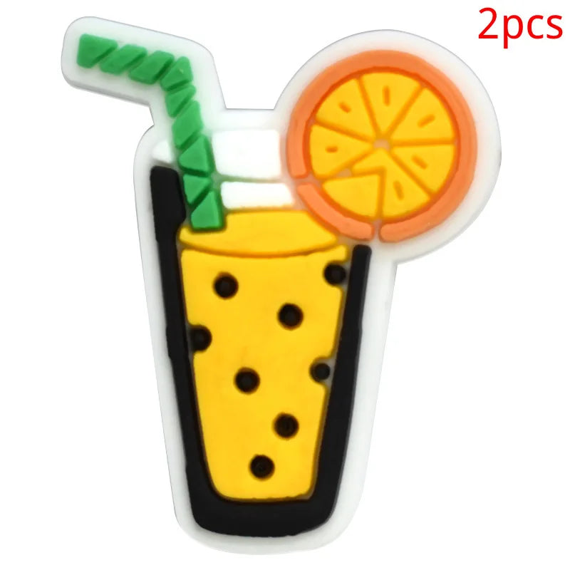 "Summer EVA Beach Bag Charms – Oversized Buckle Accessories for Bogg Tote Bags, DIY Decorative Pendants for Women & Travel Gifts"