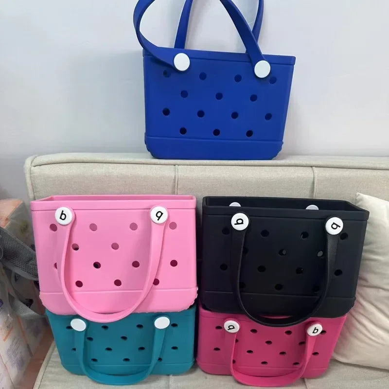 Mini EVA Waterproof Tote – Kids’ Beach, Picnic & Everyday Jelly Bag