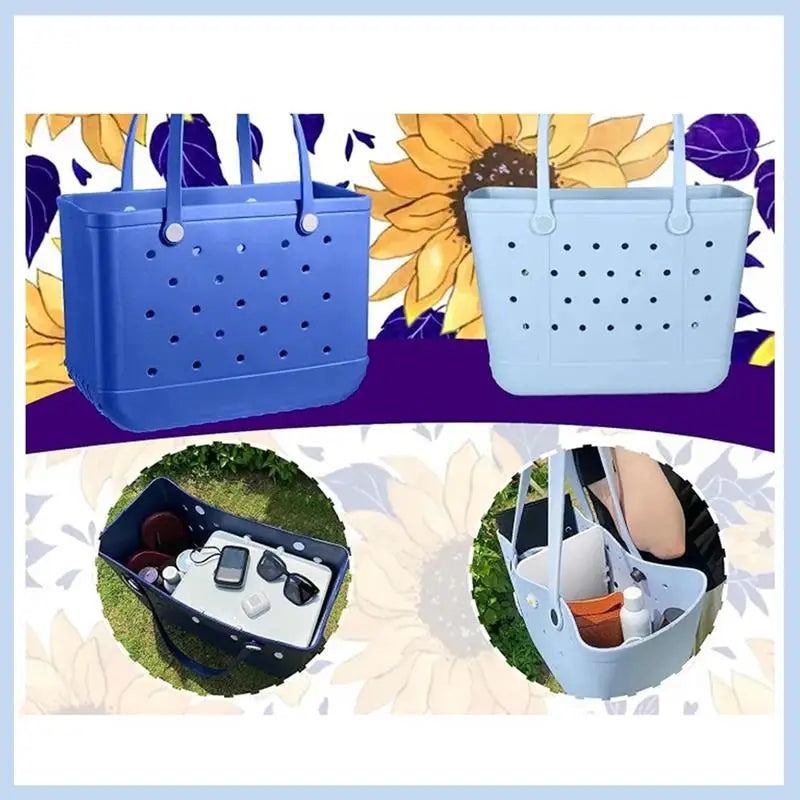 Bogg Bag Divider Trays for Large X – EVA Plastic Organizer Inserts, Adjustable Storage Dividers (2 Pack, White)
