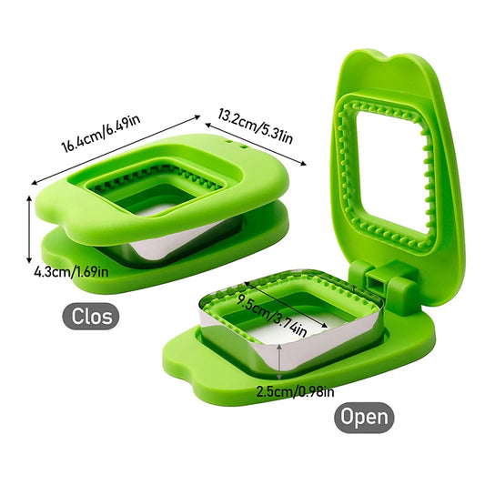 Easy Sandwich Sealer -Round Sandwich Cutter Sealer For Kids Lunch Boxes 2-in-1 Sandwich Maker Ideas For School Lunches Bento