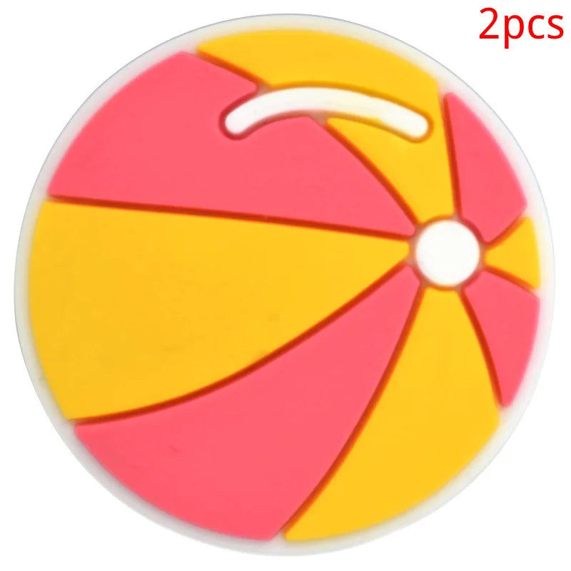 "Summer EVA Beach Bag Charms – Oversized Buckle Accessories for Bogg Tote Bags, DIY Decorative Pendants for Women & Travel Gifts"