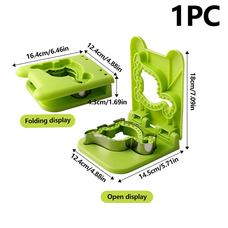 Easy Sandwich Sealer -Round Sandwich Cutter Sealer For Kids Lunch Boxes 2-in-1 Sandwich Maker Ideas For School Lunches Bento